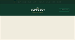 Desktop Screenshot of andersoncountryclub.net