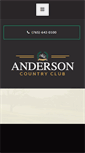 Mobile Screenshot of andersoncountryclub.net